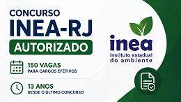 Concurso INEA-RJ tem edital autorizado após 13 anos do último