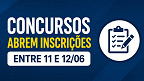 Aeronáutica e mais 7 concursos abrem inscrições nos dias 11 e 12/06