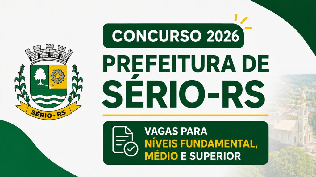 Concurso Prefeitura de Sério-RS/Créditos: Divulgação