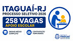 Edital Itaguaí-RJ 2026 abre mais de 200 vagas em vários cargos