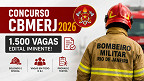 Concurso CBMERJ 2026 para 1.500 vagas tem edital iminente Concurso CBMERJ 2026 para 1.500 vagas tem edital iminente
