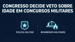 Congresso vota limite de idade para concursos policiais e bombeiros; veja o que muda Congresso vota limite de idade para concursos policiais e bombeiros; veja o que muda
