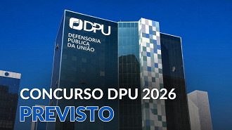 Concurso DPU 2026 tem regulamento publicado - Divulgação