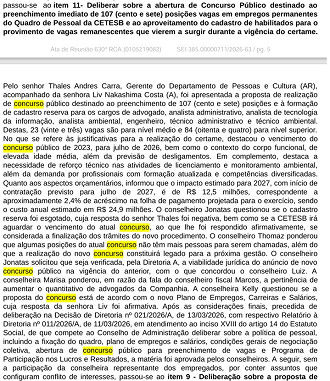 Concurso CETESB 2026/Créditos: Divulgação/CETEBS