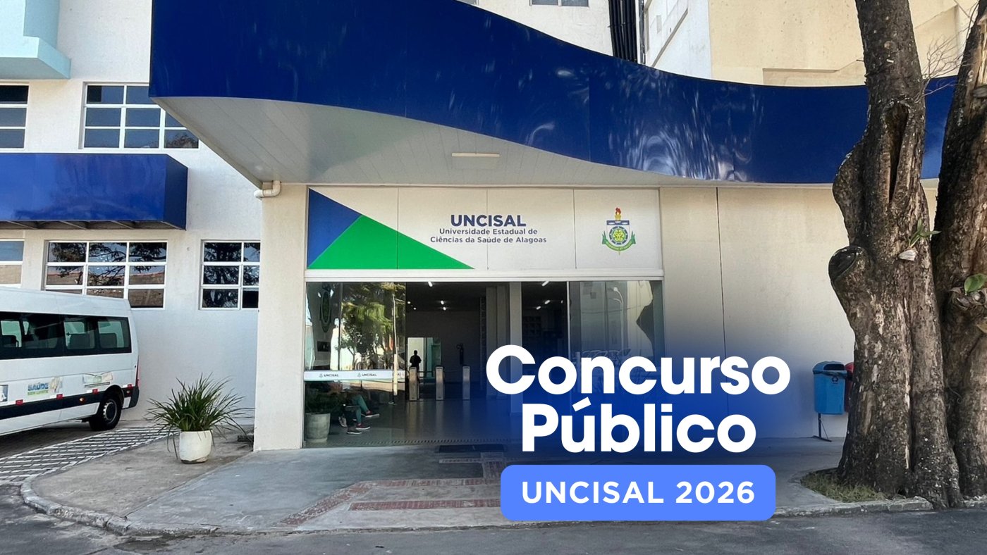 Concurso UNCISAL 2026: Sai edital para professores