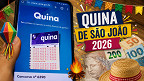 Quina de São João 2026: Caixa confirma horário do sorteio; confira
