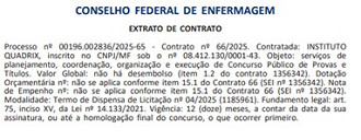 Extrato de contrato COFEN/Créditos: Divulgação/DOU