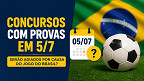 Concurso no mesmo horário do jogo da seleção? Entenda se a Copa do Mundo pode alterar as provas Concurso no mesmo horário do jogo da seleção? Entenda se a Copa do Mundo pode alterar as provas