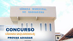 Prova do concurso da Câmara de Saquarema-RJ é remarcada; veja novo cronograma Prova do concurso da Câmara de Saquarema-RJ é remarcada; veja novo cronograma
