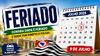 Dia 9 de julho será feriado; veja as cidades que aderem Dia 9 de julho será feriado; veja as cidades que aderem