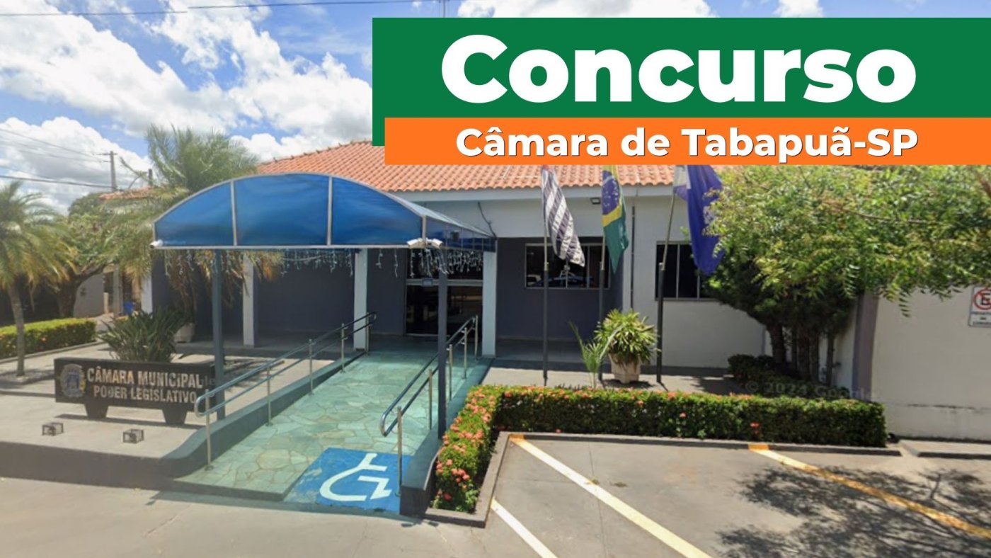 Concurso de Tabapuã-SP 2026: Câmara abre vagas de até R$ 6,7 mil