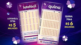 ACUMULADAS! Quanto rendem os prêmios da Lotofácil e da Quina? ACUMULADAS! Quanto rendem os prêmios da Lotofácil e da Quina?