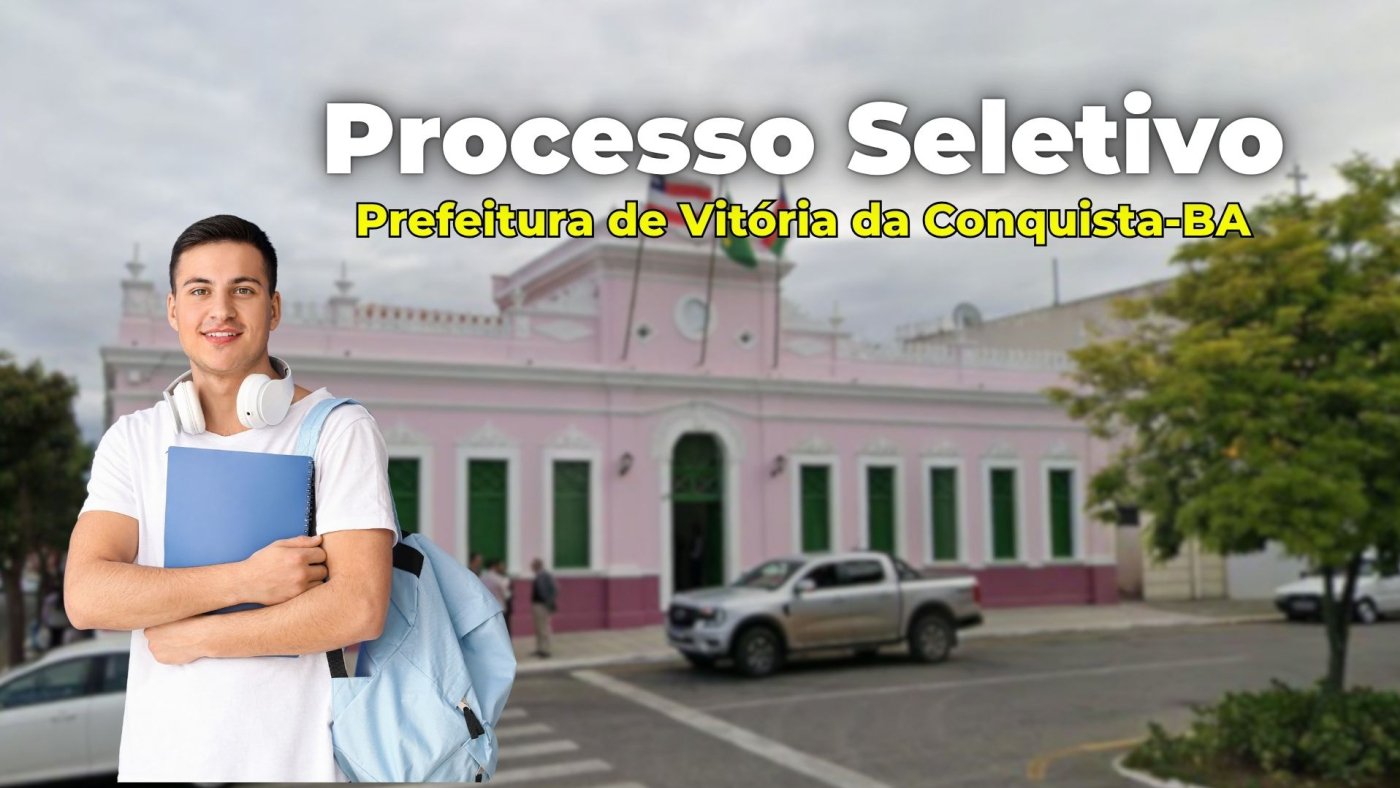 Prefeitura de Vitória da Conquista-BA abre 8 vagas para Desenvolvedores e TI