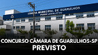 Após cancelar concurso em 2023, Câmara de Guarulhos-SP terá novo edital para 40 vagas de níveis médio e superior Após cancelar concurso em 2023, Câmara de Guarulhos-SP terá novo edital para 40 vagas de níveis médio e superior