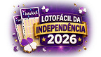 Lotofácil da Independência 2026: veja quanto rende R$ 300 milhões Lotofácil da Independência 2026: veja quanto rende R$ 300 milhões