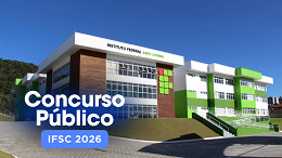 IFSC abre 2 concursos para professores e técnicos administrativos; veja editais IFSC abre 2 concursos para professores e técnicos administrativos; veja editais