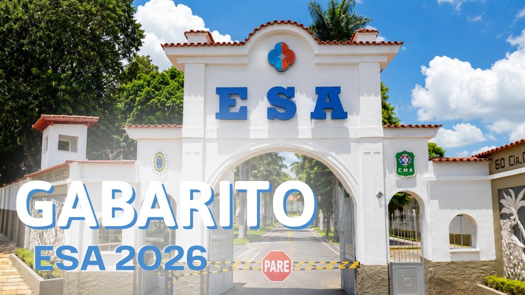 Gabarito concurso ESA 2026/Créditos: Divulgação