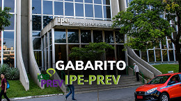 Gabarito IPE-Prev 2026; veja quando sai o resultado das provas Gabarito IPE-Prev 2026; veja quando sai o resultado das provas