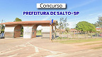 Prefeitura de Salto-SP abre 48 vagas de R$ 18.552 via concurso
