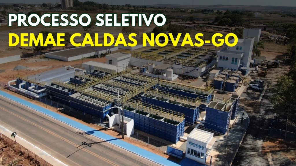 Processo Seletivo DEMAE Caldas Novas-GO/Créditos: DEMAE