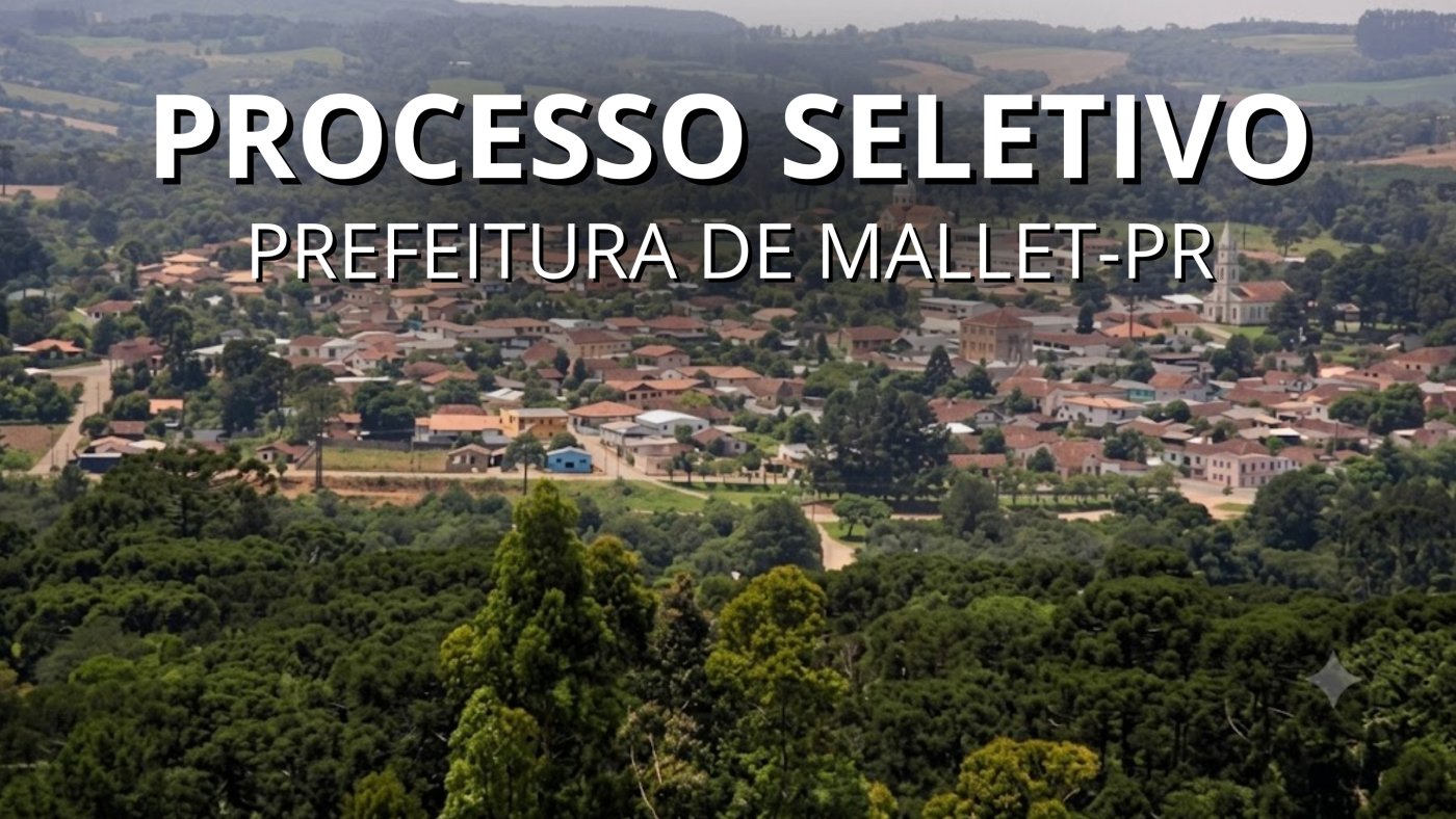 Prefeitura de Mallet-PR abre vagas para Professor via edital 02/2026