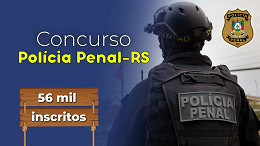 Polícia Penal-RS: concurso atrai 56 mil inscritos e libera locais de prova nesta quinta, 30 Polícia Penal-RS: concurso atrai 56 mil inscritos e libera locais de prova nesta quinta, 30