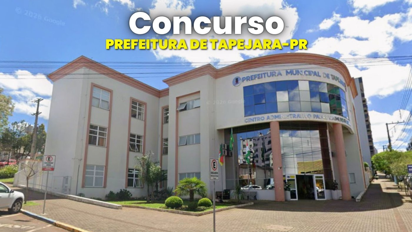 Prefeitura de Tapejara-PR abre concurso público para Professor