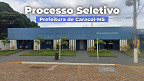 Prefeitura de Caracol-MS abre seleção em dois cargos para 2026 Prefeitura de Caracol-MS abre seleção em dois cargos para 2026