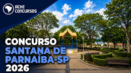 Concurso Santana de Parnaíba-SP 2026: Editais 05 e 06 são publicados Concurso Santana de Parnaíba-SP 2026: Editais 05 e 06 são publicados