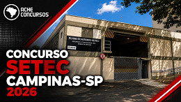 SETEC Campinas-SP lança 2 editais com 40 vagas via concurso SETEC Campinas-SP lança 2 editais com 40 vagas via concurso