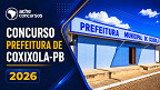Concurso Prefeitura de Coxixola-PB 2026: Edital e Inscrição Concurso Prefeitura de Coxixola-PB 2026: Edital e Inscrição