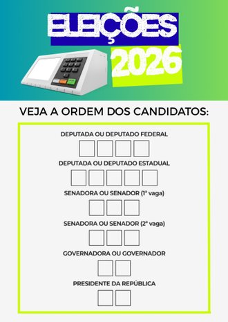 Cargos eleições 2026/Créditos: Divulgação