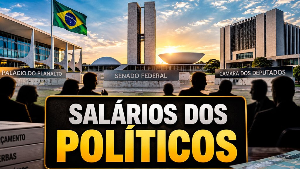 Salários dos políticos - Créditos: Divulgação