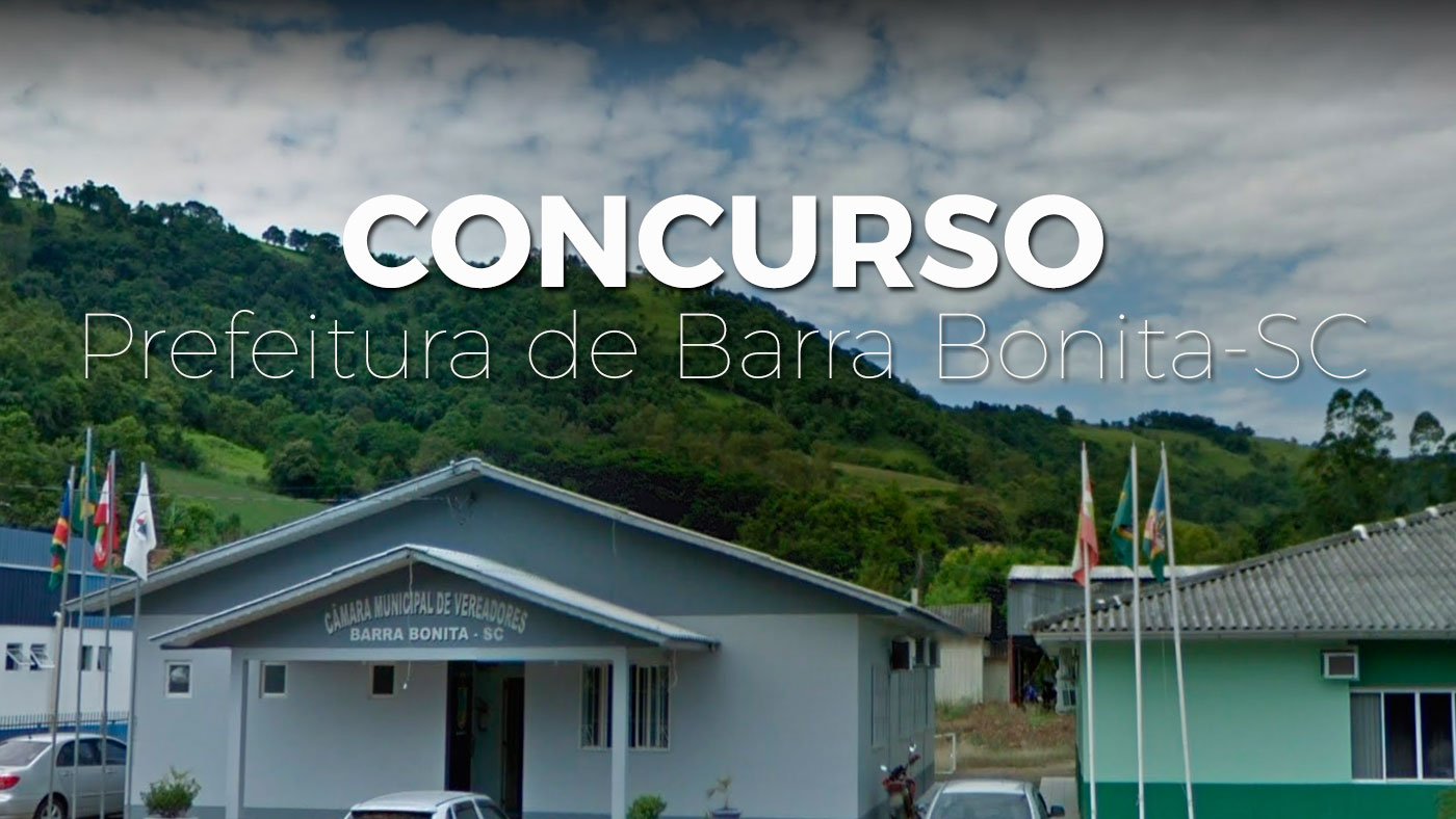 Concurso Prefeitura Barra Bonita-SC 2026: Sai edital com vagas de R$ 8,3 mil