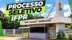 IFPR abre vagas para Professor Substituto em novo processo seletivo IFPR abre vagas para Professor Substituto em novo processo seletivo