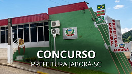 Concurso Prefeitura Jaborá-SC 2026: 34 vagas de até R$ 13,8 mil Concurso Prefeitura Jaborá-SC 2026: 34 vagas de até R$ 13,8 mil
