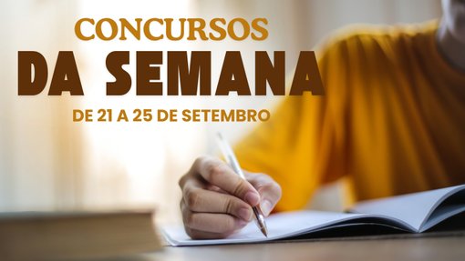 Concurso Público: 33 órgãos abrem inscrições para 2.460 vagas na semana de 21/09 Concurso Público: 33 órgãos abrem inscrições para 2.460 vagas na semana de 21/09