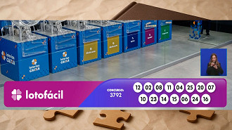 Lotofácil 3792 tem 3 ganhadores - Divulgação