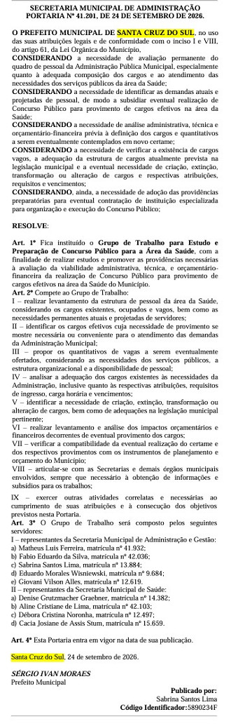 Comissão organizadora concurso Santa Cruz do Sul-RS/Créditos: Divulgação/FAMURS
