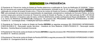 Concurso TJ-PB banca definida/Créditos: Divulgação/DJE