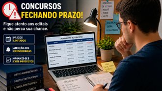 8 concursos encerram inscrições na terça (6/10) para 435 vagas em 6 estados