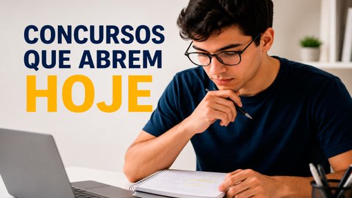 Concursos: 12 editais abrem 1,2 mil vagas nesta terça-feira (06/10) Concursos: 12 editais abrem 1,2 mil vagas nesta terça-feira (06/10)