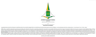 Banca concurso SEDF 2026 é definida/Créditos: Divulgação/DODF