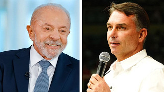 Créditos: Lula Oficial e Charles Vieira/Campanha Flávio Bolsonaro