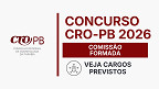 Concurso CRO-PB 2027 forma comissão; edital previsto Concurso CRO-PB 2027 forma comissão; edital previsto