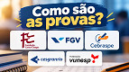 Perfil das bancas: como são as provas de FCC, FGV, Cebraspe, Cesgranrio e Vunesp