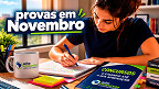 Veja os concursos que terão provas em Novembro pelo país; cargos pagam até R$ 37 mil