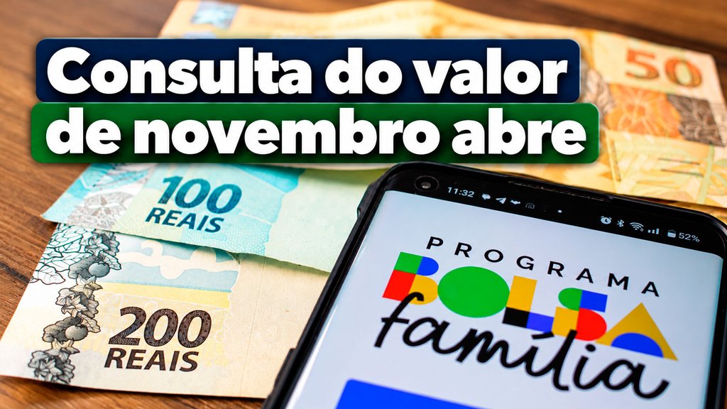 Bolsa Família de Novembro abre consulta dia 10 - Divulgação