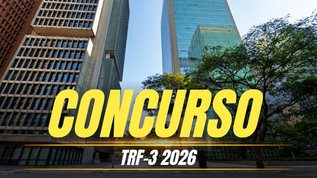 Concurso TRF-3 é aberto - Divulgação