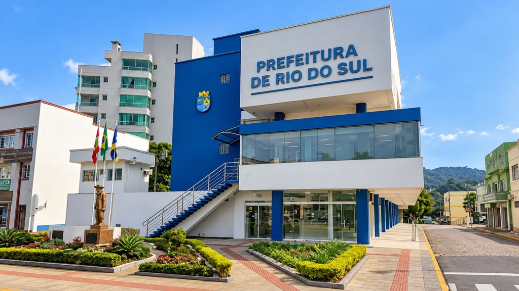 Prédio da Prefeitura de Rio do Sul-SC